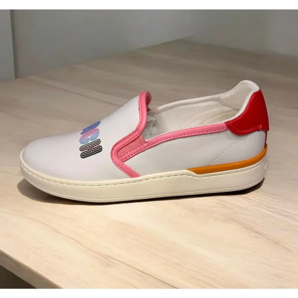 NWT Coach CA452 Wells Leather Slip-On Sneaker Size 7.5B